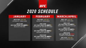 UFC-matcher att se fram emot 2020
